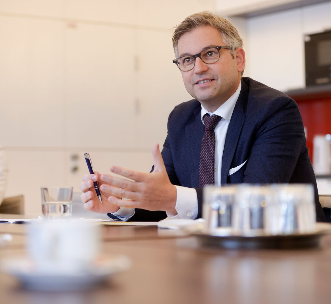 Finanzminister Magnus Brunner im Interview